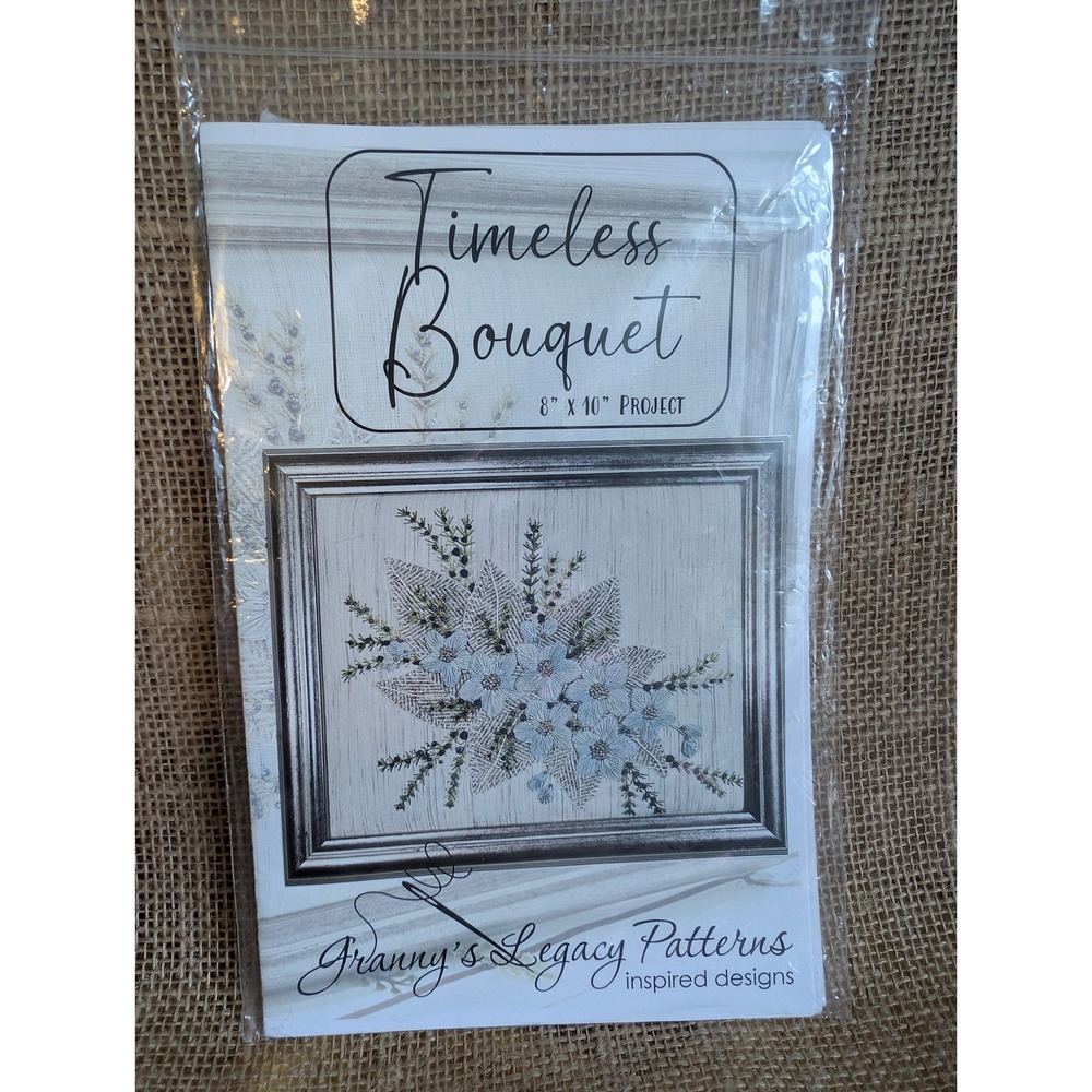 Granny's Legacy Patterns Timeless Bouquet Floral Embroidery Applique GLP439